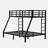 Metal Bunk Bed for Teens and Adults, Space-Saving Design, Noise Reduction, No Box Spring Needed, Sturdy and Durable-1428853138-1428855690