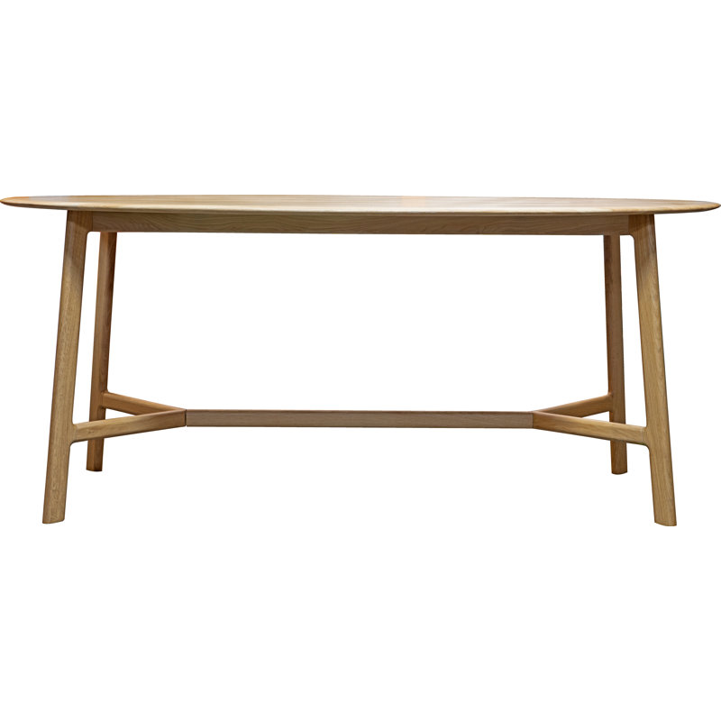 Anneliese Oak Oval Solid Wood Dining Table