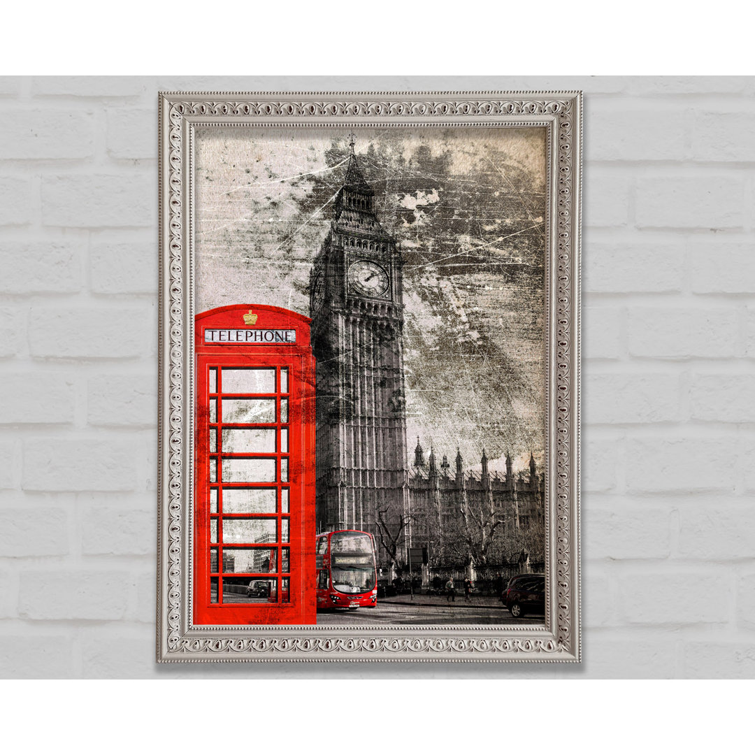 Retro Big Ben - Druck