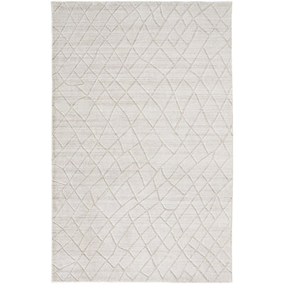 Kentoria Handmade Viscose Ivory/Gray Rug