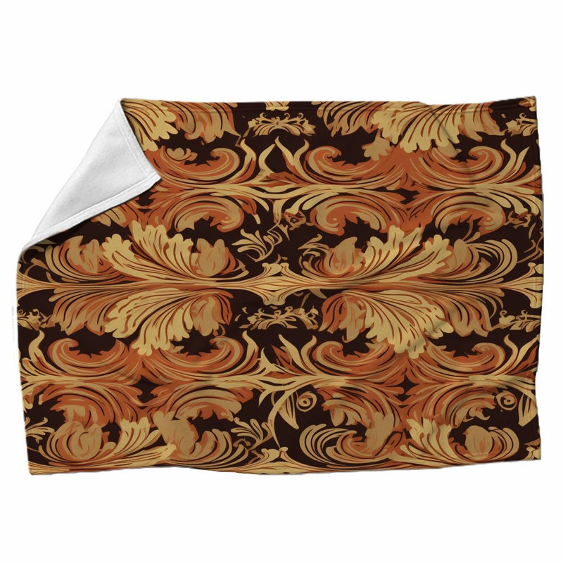 Machine Printed Throw Blanket, 68'' W x 80'' L