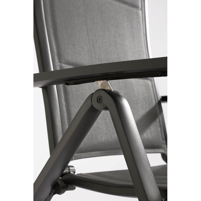 Lathan Foldable Outdoor Patio Dining Armchair