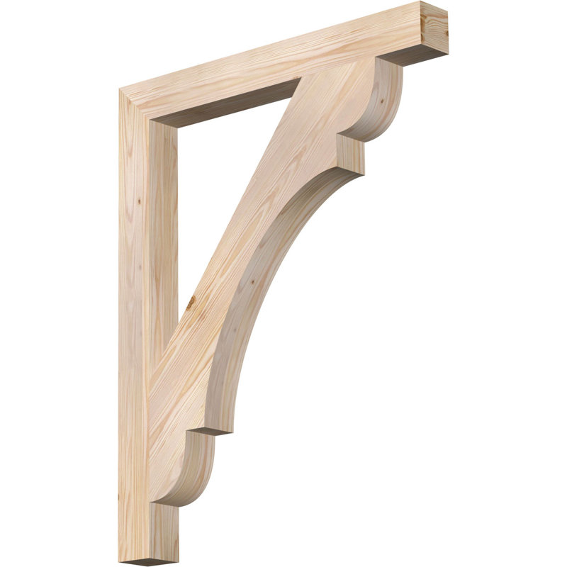 Support de bloc olympique, H 40 po x P 32 po, Sapin Douglas de 3 1/2 po (lisse)