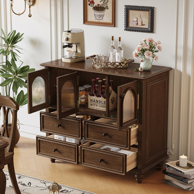 Buffet rétro simple et léger de luxe
