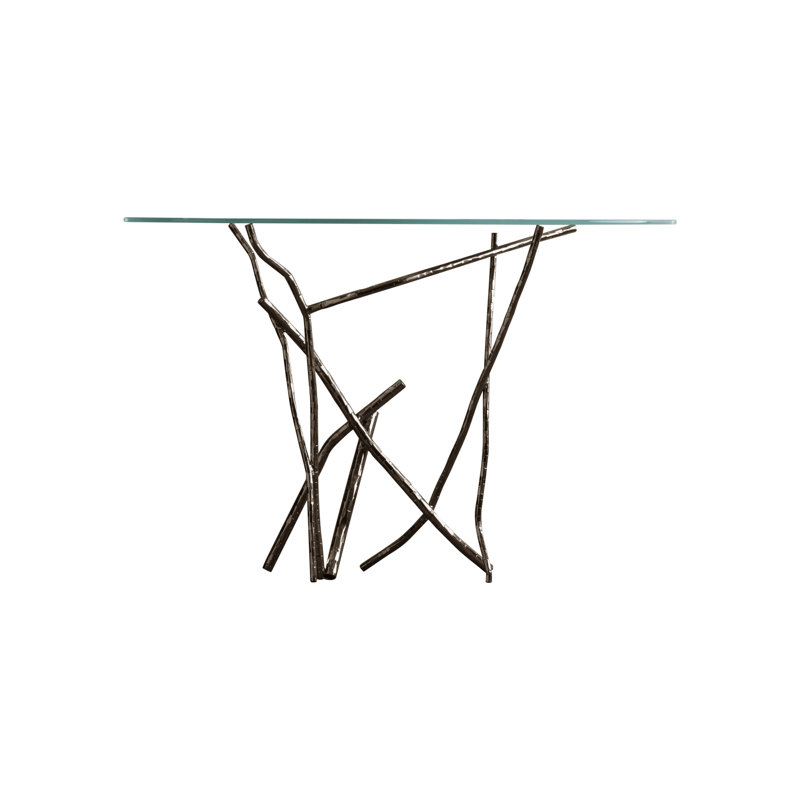 Console Brindille, Bronze huilé