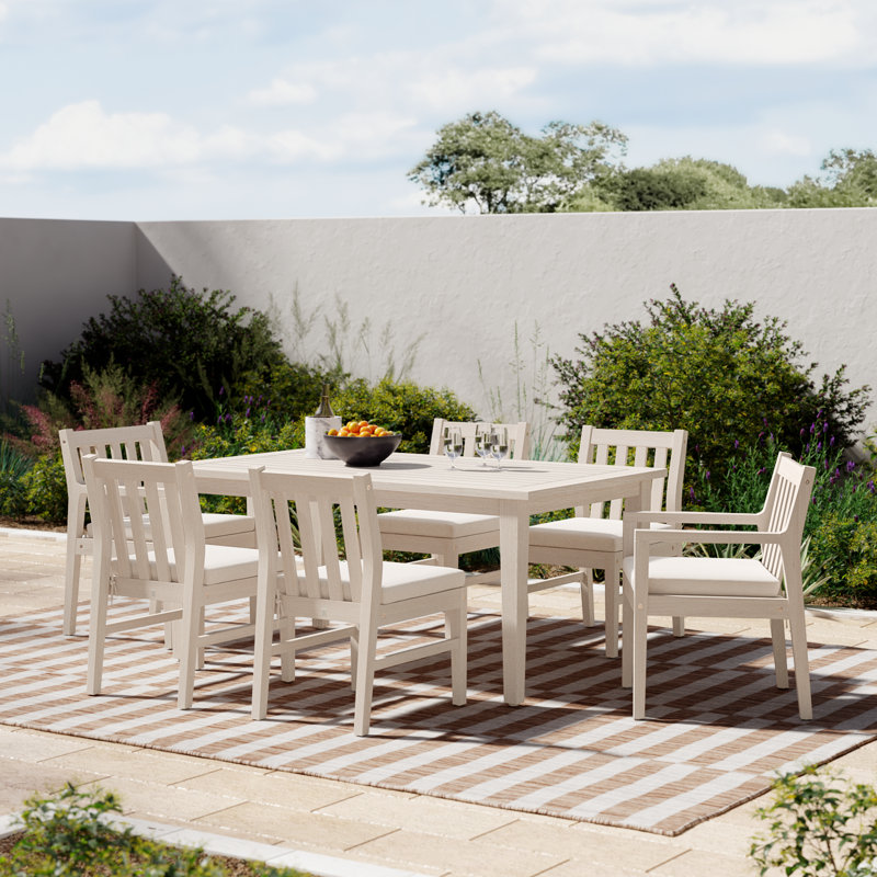 Amina 7 - Piece 67" Outdoor Dining Set