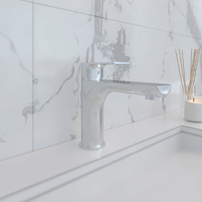 DAX Single Handle Brass Bathroom Faucet