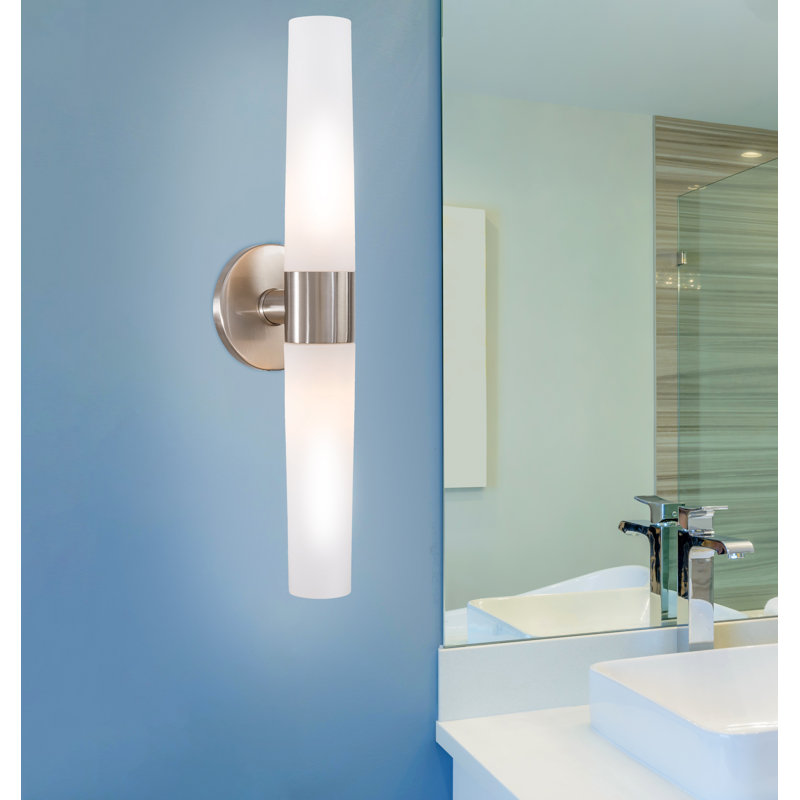 Saber 2 - Light Dimmable Bath Bar, Brushed Nickel