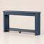 Console moderne à 3 tiroirs, table d'entrée de style champêtre avec étagère, table basse au design semi-circulaire-1971210680-1971210681-1971210685