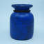 Vase rustique en bois bleu patiné - Décoration de maison de campagne faite à la main