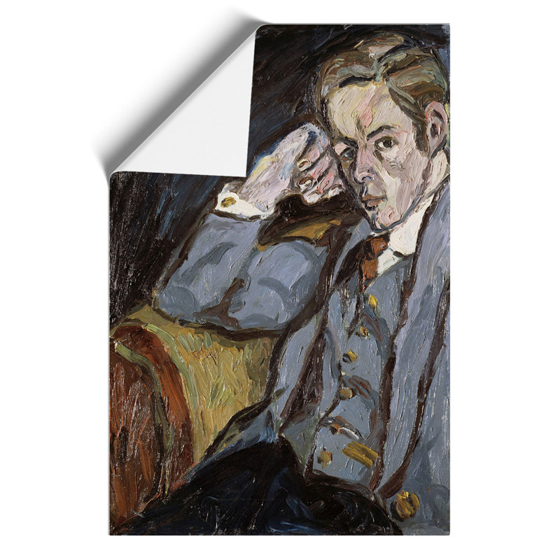 Portrait of a Man by Walter Gramatte - Frameless Print, 30cm H x 21cm W x 0.1cm D