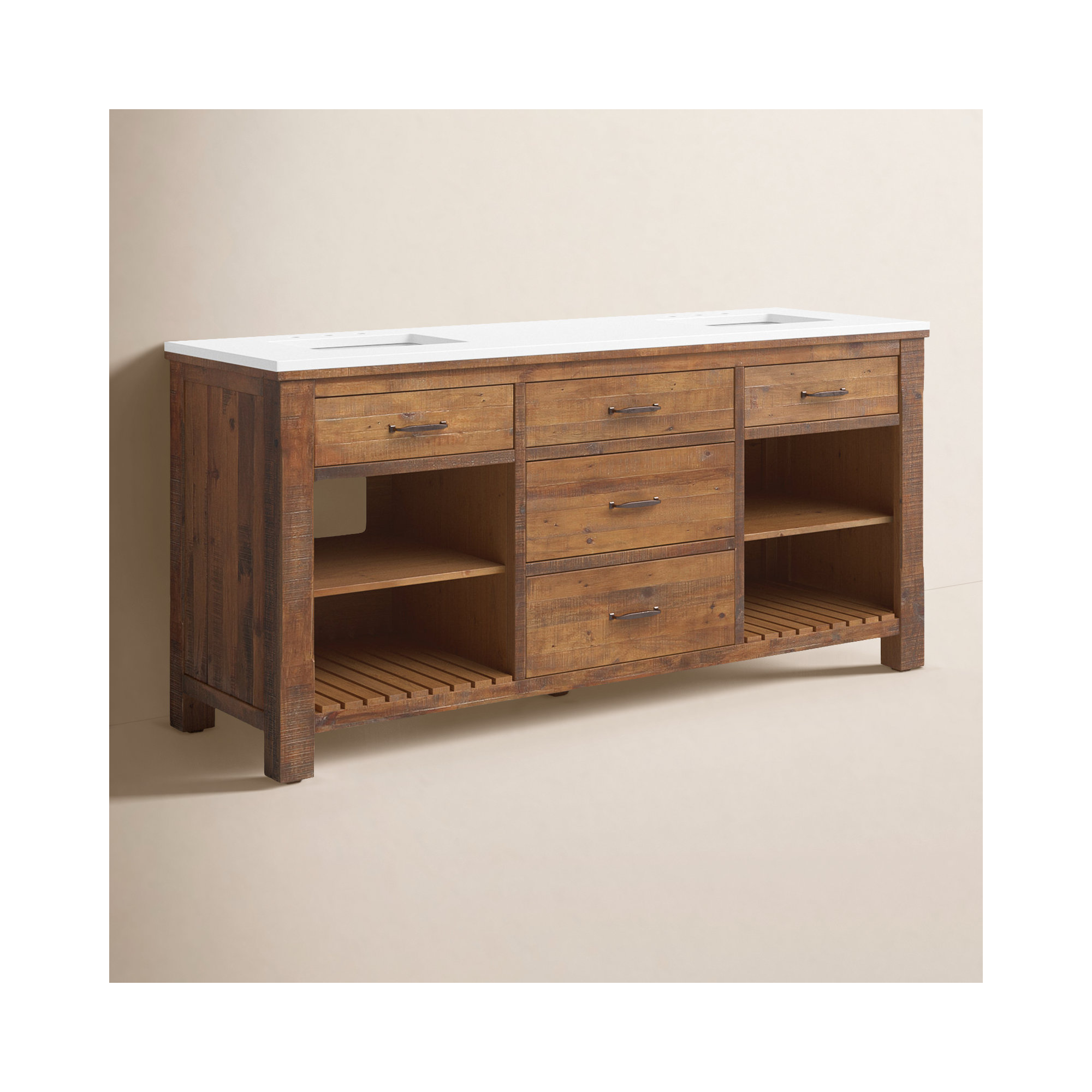 Marlie 72'' Double Bathroom Vanity