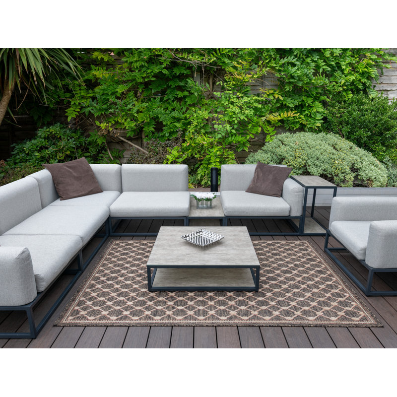 Trellis Indoor / Outdoor Area Rug, Rectangle 120 x 170cm