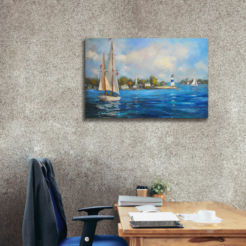 Art sur toile, "Sailing on dimanche" par Allayn Stevens