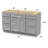 54'' Single Bathroom Vanity Base Only-94327124