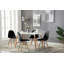 Chaise d'appoint en plastique et bois massif Aymee-1999054123