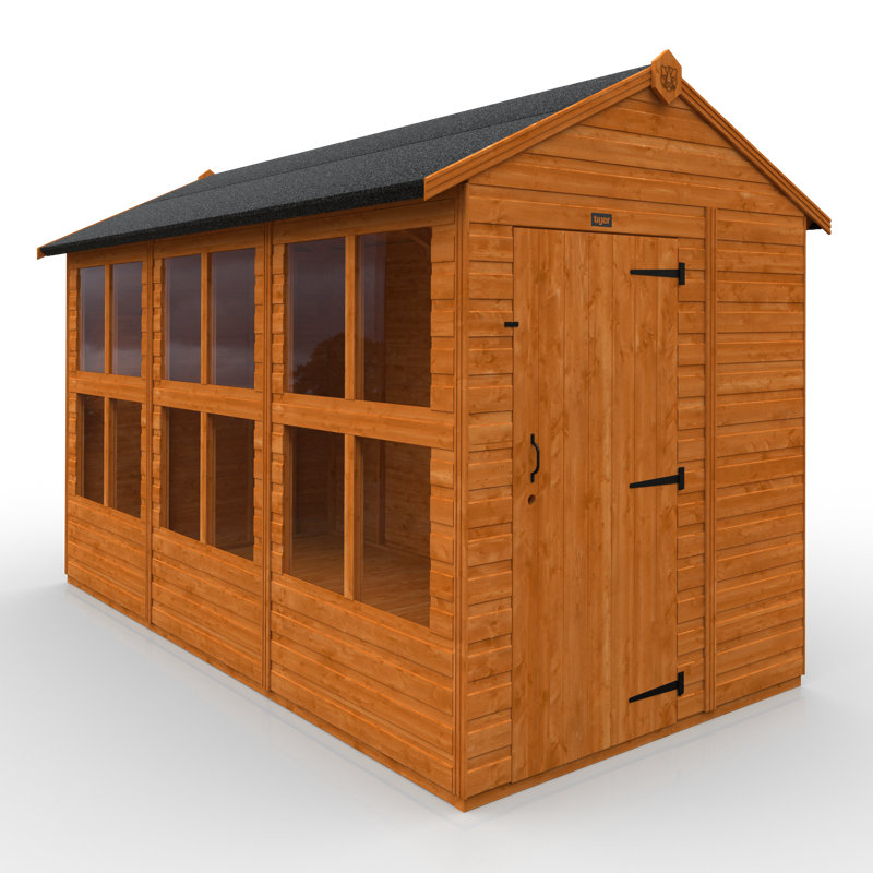 12x6w TigerFlex® Shiplap Apex Sunroom