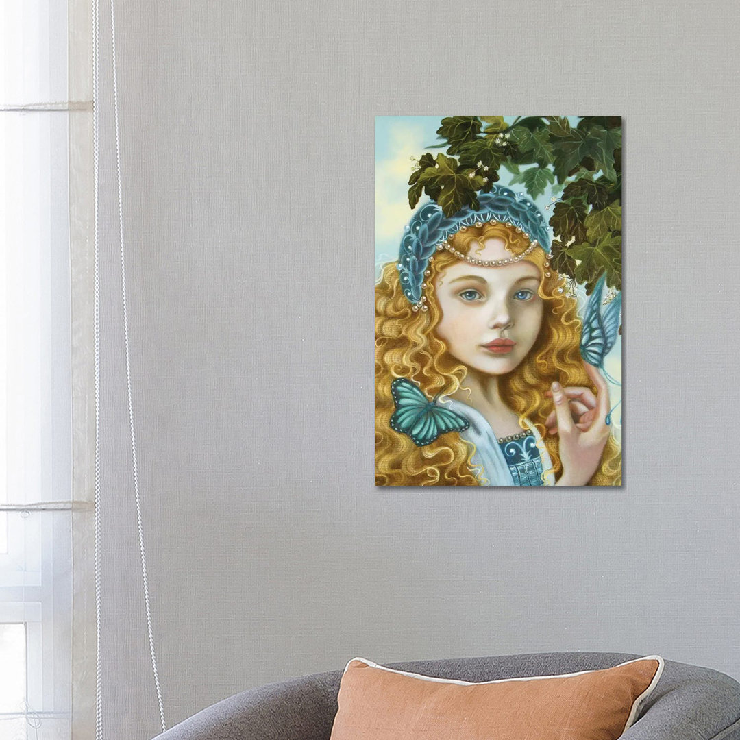 Azzurra von Carla Secco - Galerie-Giclée auf Leinwand