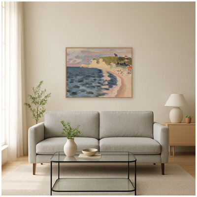 High Tide Open Sea by Henri Matisse Framed Canvas Wall Art Print