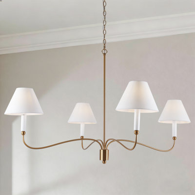 Viski 4-Light Dimmable Classic Traditional Chandelier