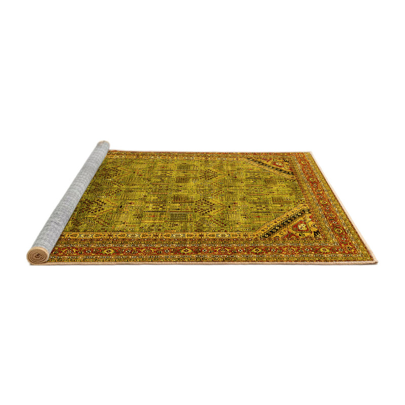 Manuella Performance Oriental Indoor Rug, Square 5'