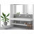 Pyramid 72" Wall Mounted Rectangular Solid Surface Bathroom Trough Sink in Matte Finish - White, With Faucet Holes-608558801-635912827