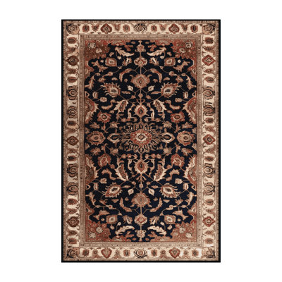 Tapis brun lavable à la machine