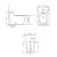 Toilette monobloc Yingze Comfort