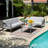Malerba Rectangular Metal Outdoor Coffee Table , 24'' in. W 43'' in. D