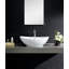 Lavabo de salle de bain vasque moderne ovale en céramique avec débordement