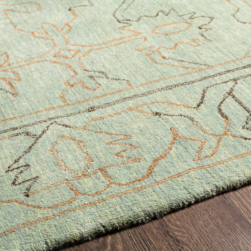 Wilmington Wool Oriental Area Rug, Rectangle 2' x 3'