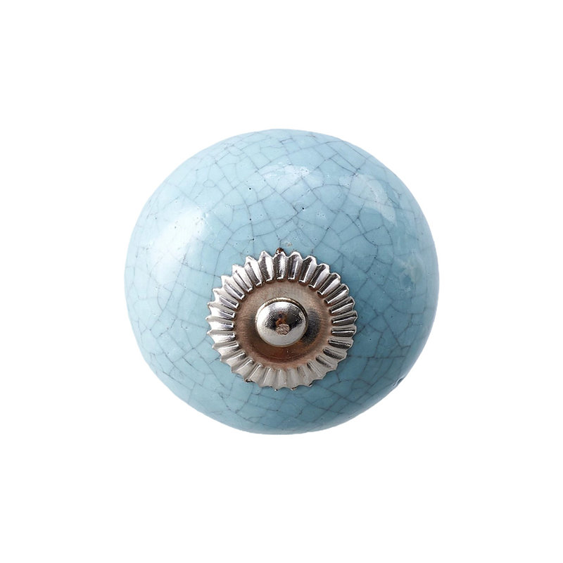 6Pcs Ceramic Furniture Knobs Pull Handles