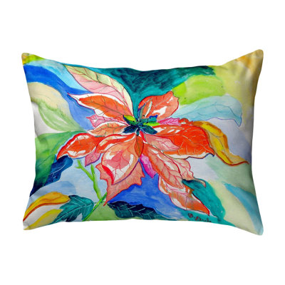  Coussin décoratif intérieur / extérieur Poinsettia