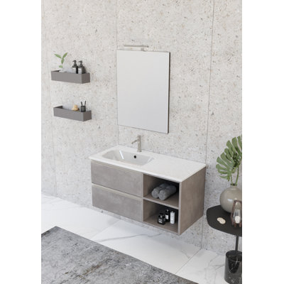 Talbot Single Vanity with Integrated Basin