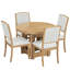 Ensemble repas 5 pièces avec plateau de table extensible-476928943