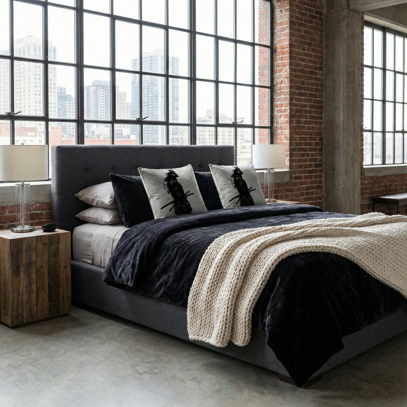 Velvet Reversible Throw Pillow