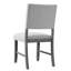 Ensemble de table de salle à manger 6 pièces, table de salle à manger rustique de style campagnard avec 4 chaises et banc rembourrés, ensemble de table de salle à manger en bois massif pour 6 personnes (assemblage facile, gris)-614375256