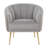 Benley Pleated Waves Velvet Armchair-386624164