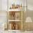 Makeup Storage Box Large Capacity with Transparent Door 2/3 Layer Multi Compartments Bedroom Desktop Cosmetic Organizer Cosmetics Display Case