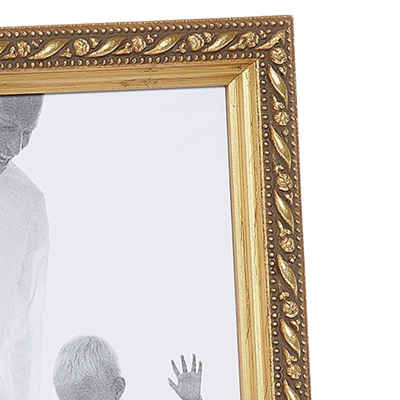 Vintage Wood Matte Picture Frame, 5" x 7", Gold Leaf