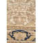 Tapis unique 11 pi 2 po x 18 pi avant 1900 beige / bleu / taupe / abricot pâle / rouille pâle
