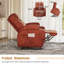 Fauteuil inclinable Yanel Power Lift Massage Zero Gravity -182873491