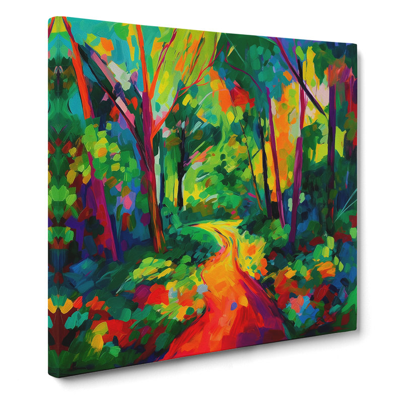 Forest Fauvism - Wrapped Canvas