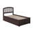 Florio Solid Wood Platform Bed with Footboard and Trundle-1443273822-1443273823