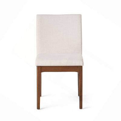 5-Piece Dining Table Set with One Solid Wood Frame Table and 4 Upholstered Chairs for Dining Room
