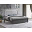 Grand lit (matelas non inclus), wengé