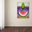 Art mural sur toile tendue - Daniel Patrick Kessler «Watermelon Bird», décoration murale pour le salon, la chambre à coucher ou le bureau - 35 x 47-24035324