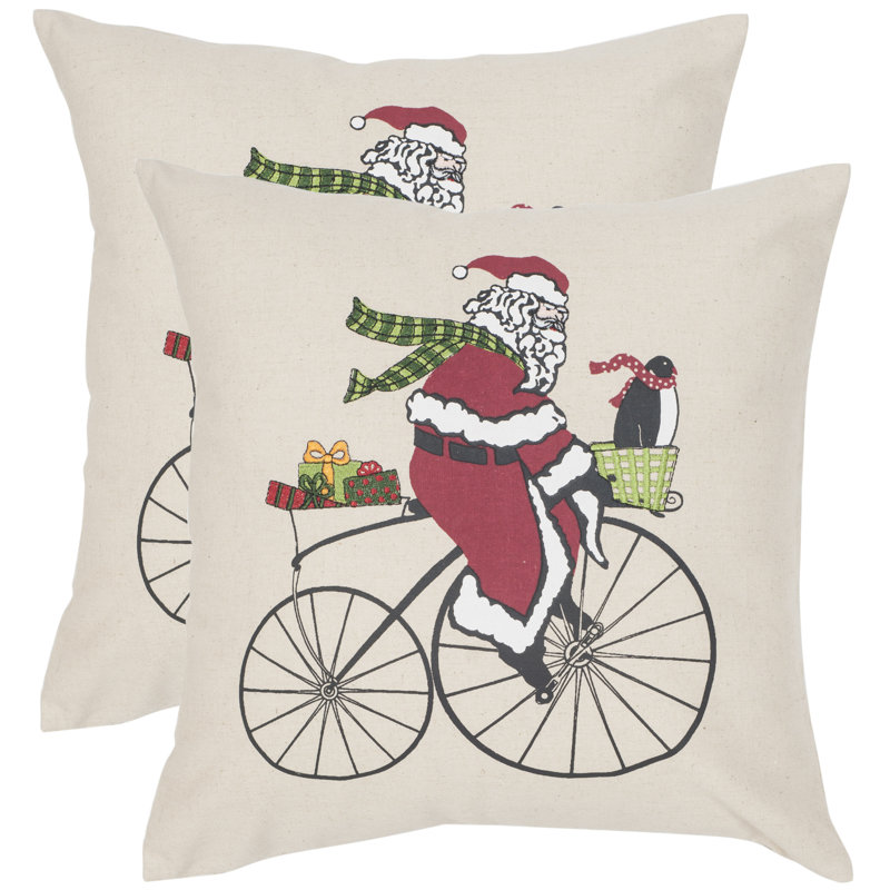 Coussin Santa Cycles