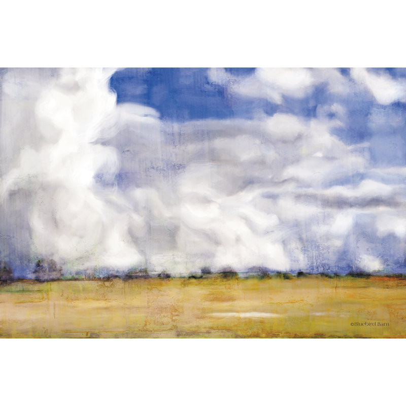 «Big Blue Sky» par Bluebird Barn - impression, H 8 po x l 12 po, Toile tendue