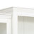 3-Pieces 78.75''Tall Bookcase 4-Tier Display Cabinet With 5 Colors Adjustable LED Ceiling Light-1043007087